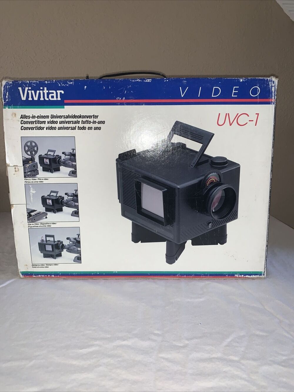 VIVITAR UVC-1 ALL IN ONE UNIVERSAL VIDEO CONVERTER FROM SLIDES & PHOTOS TO VIDEO